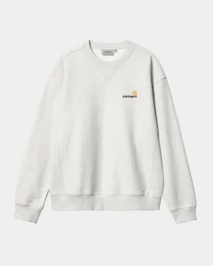 American Script Sweatshirt | Ash Heather Carhartt WIP