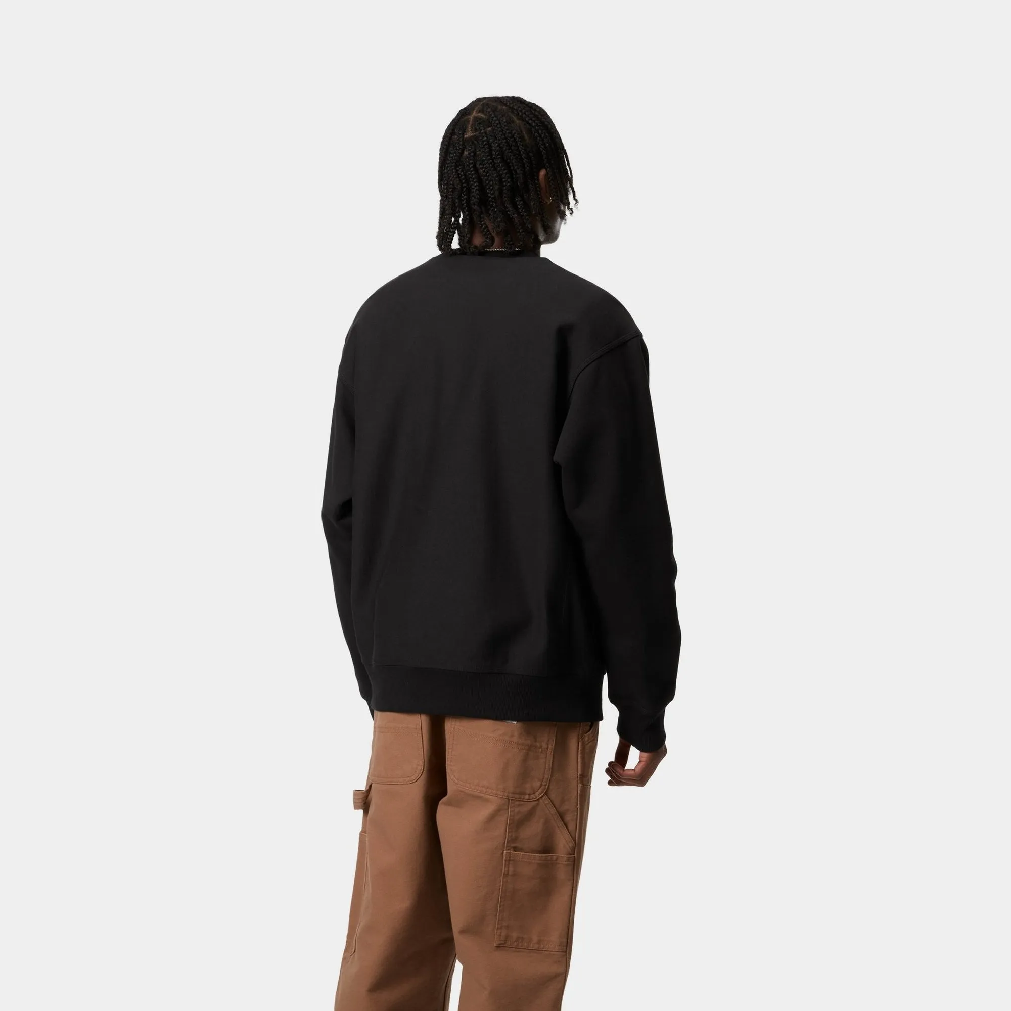 American Script Sweatshirt | Black Carhartt WIP