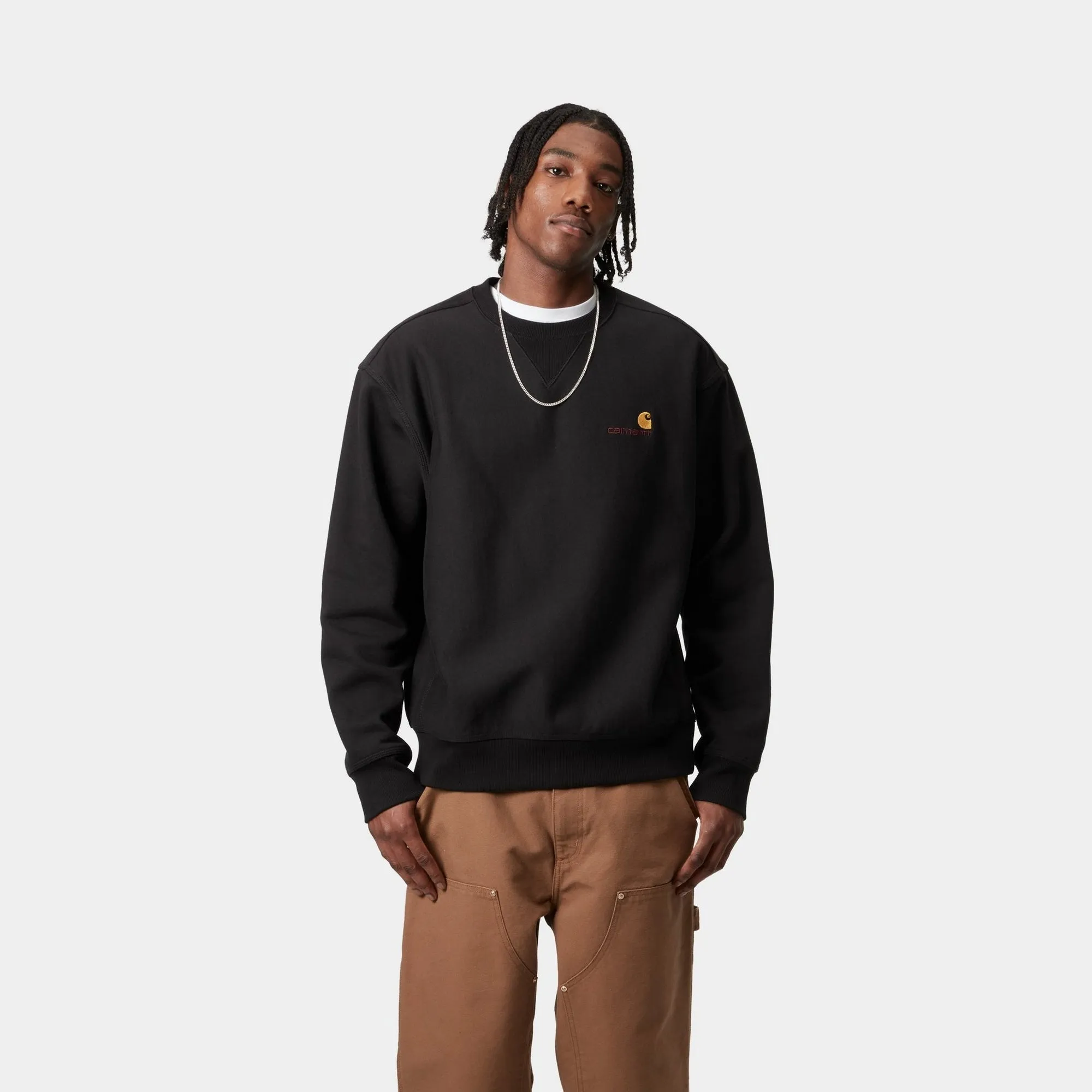 American Script Sweatshirt | Black Carhartt WIP