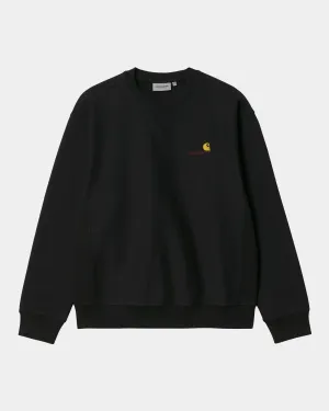 American Script Sweatshirt | Black Carhartt WIP