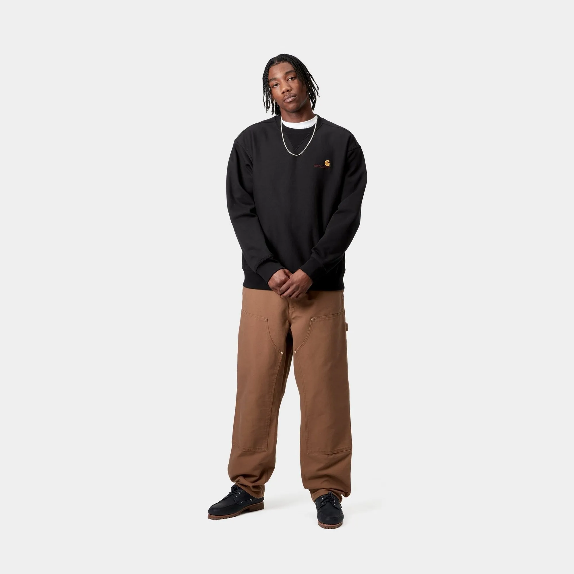 American Script Sweatshirt | Black Carhartt WIP