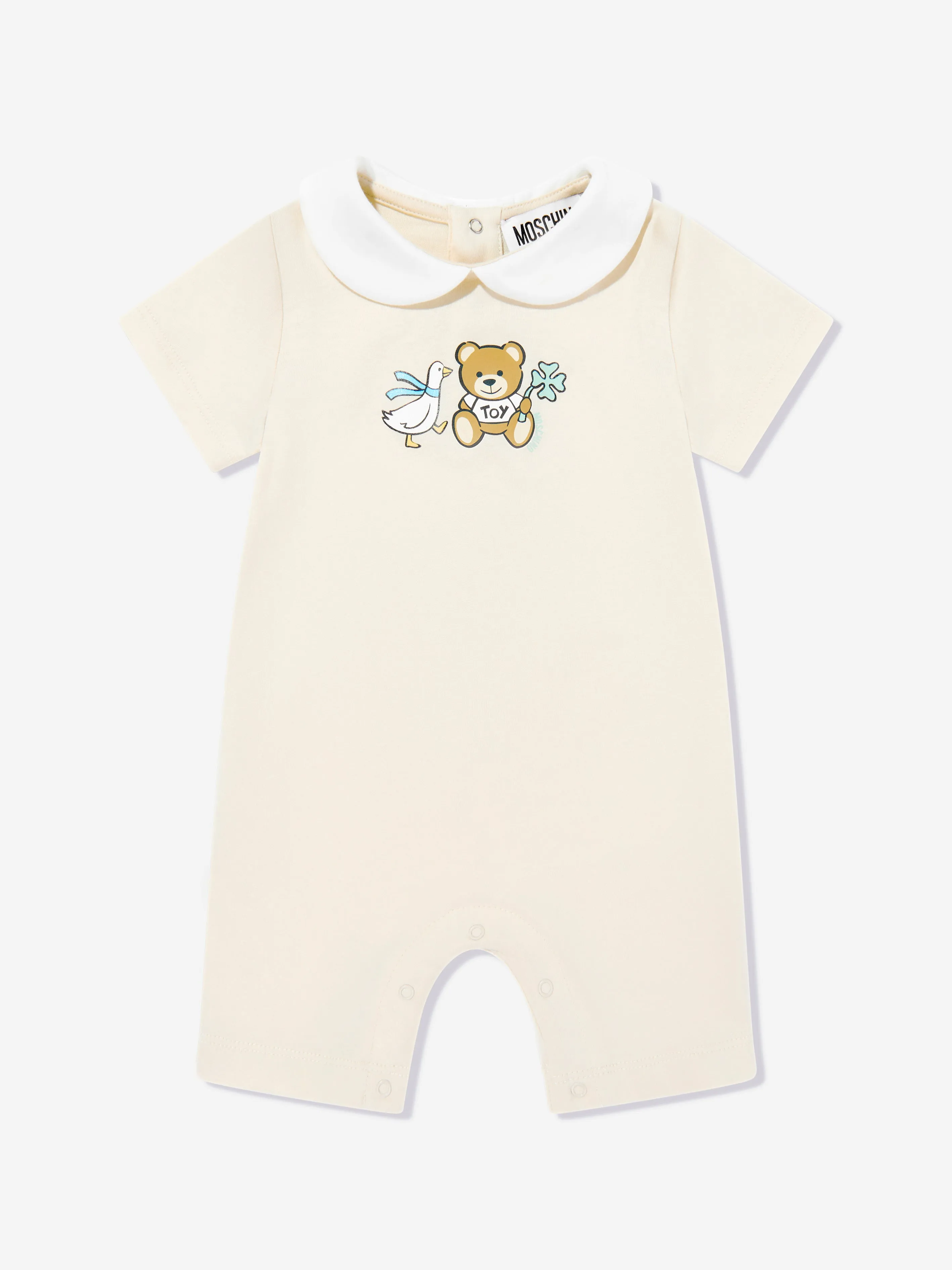 Baby Teddy Bear Romper in Beige