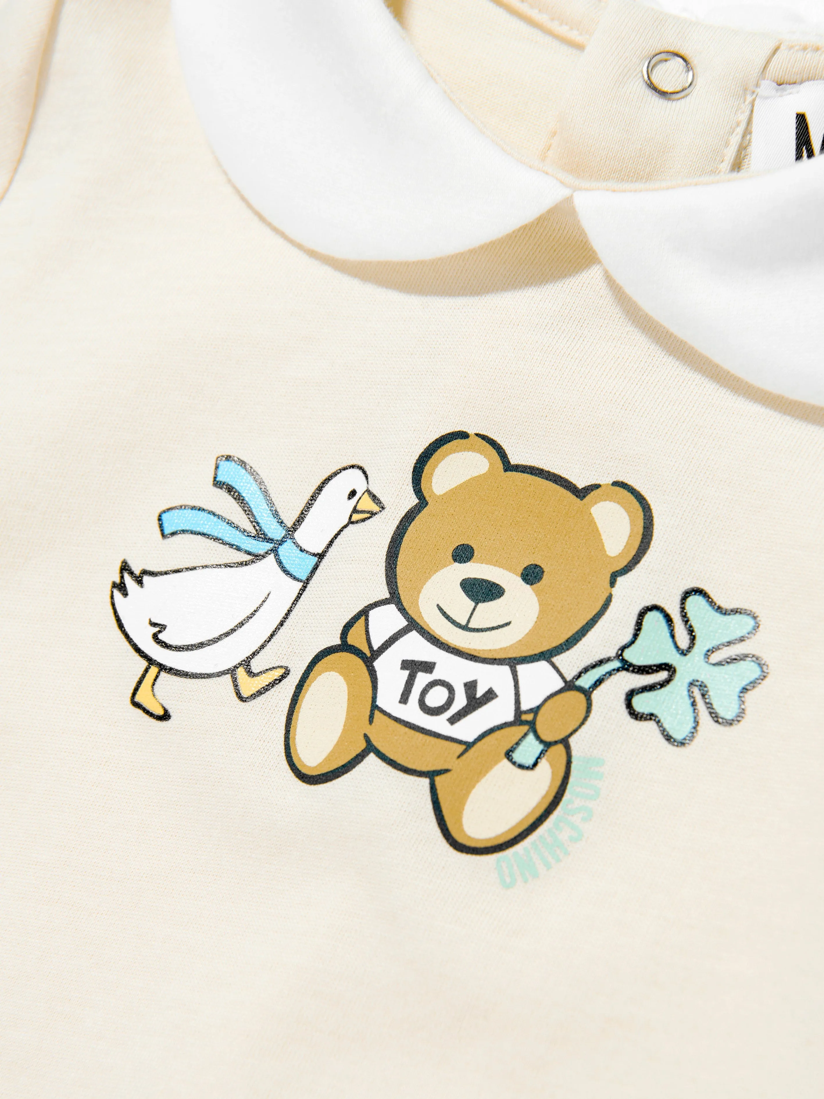 Baby Teddy Bear Romper in Beige