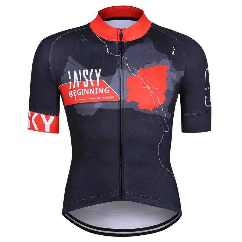 Baisky TRMSJ990 Mens Cycling Jersey (Map)