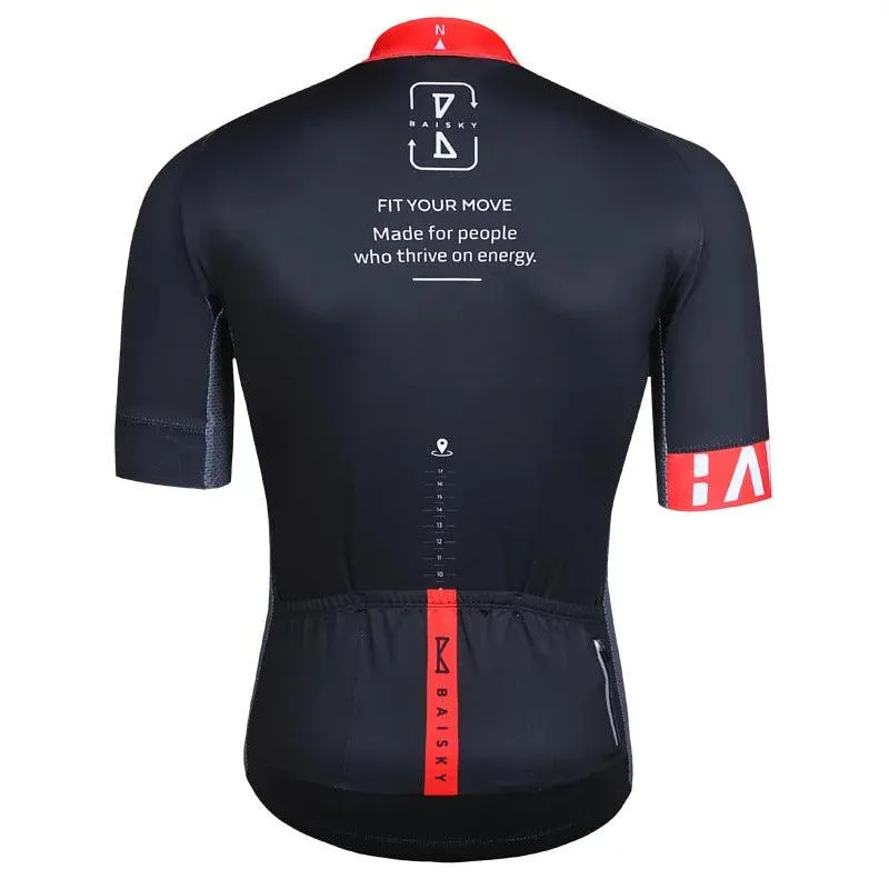 Baisky TRMSJ990 Mens Cycling Jersey (Map)