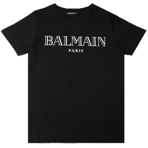 Balmain Kids Black T-Shirt