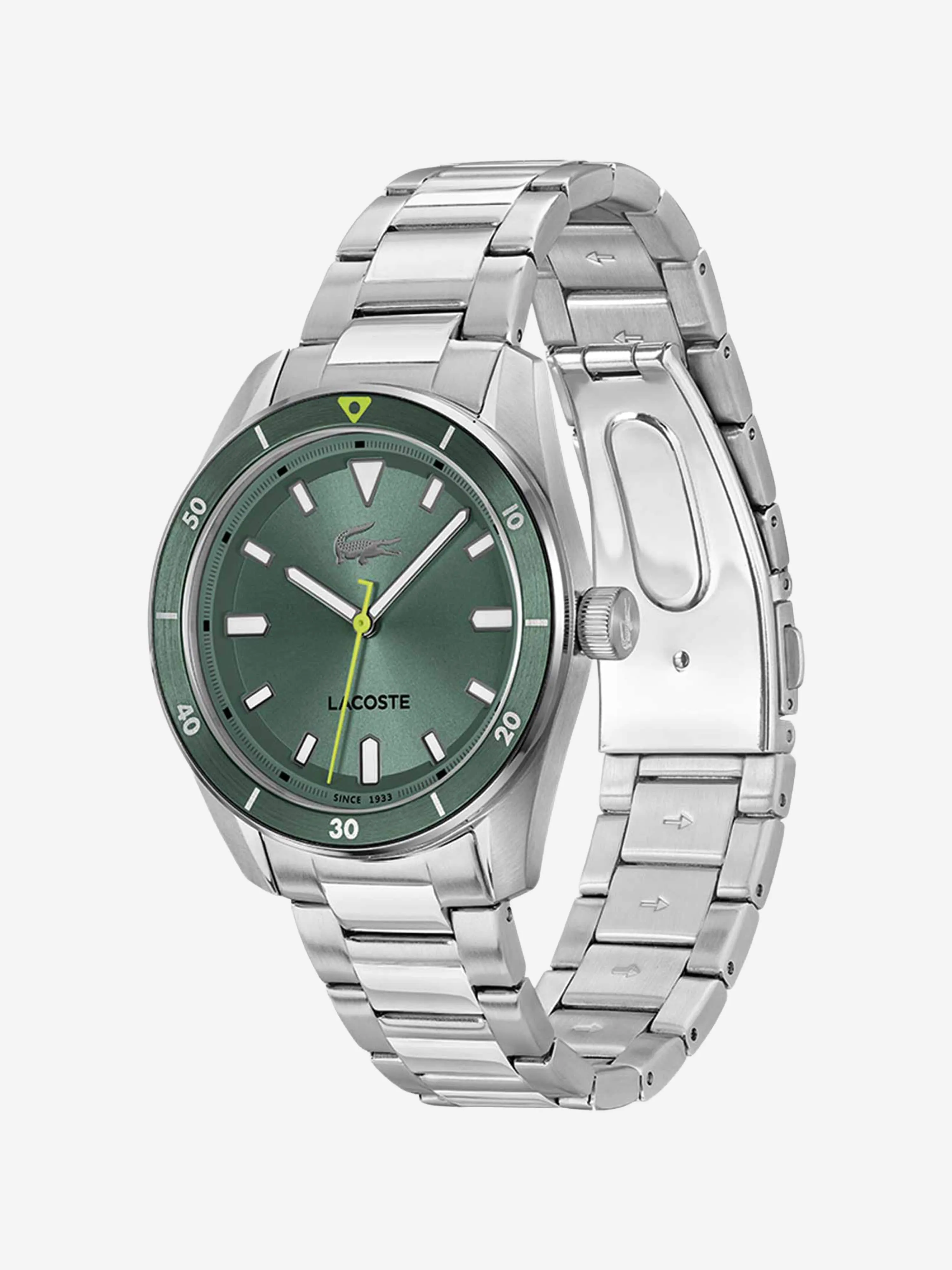 Boys Boston Quartz Watch in Silver (39mm)