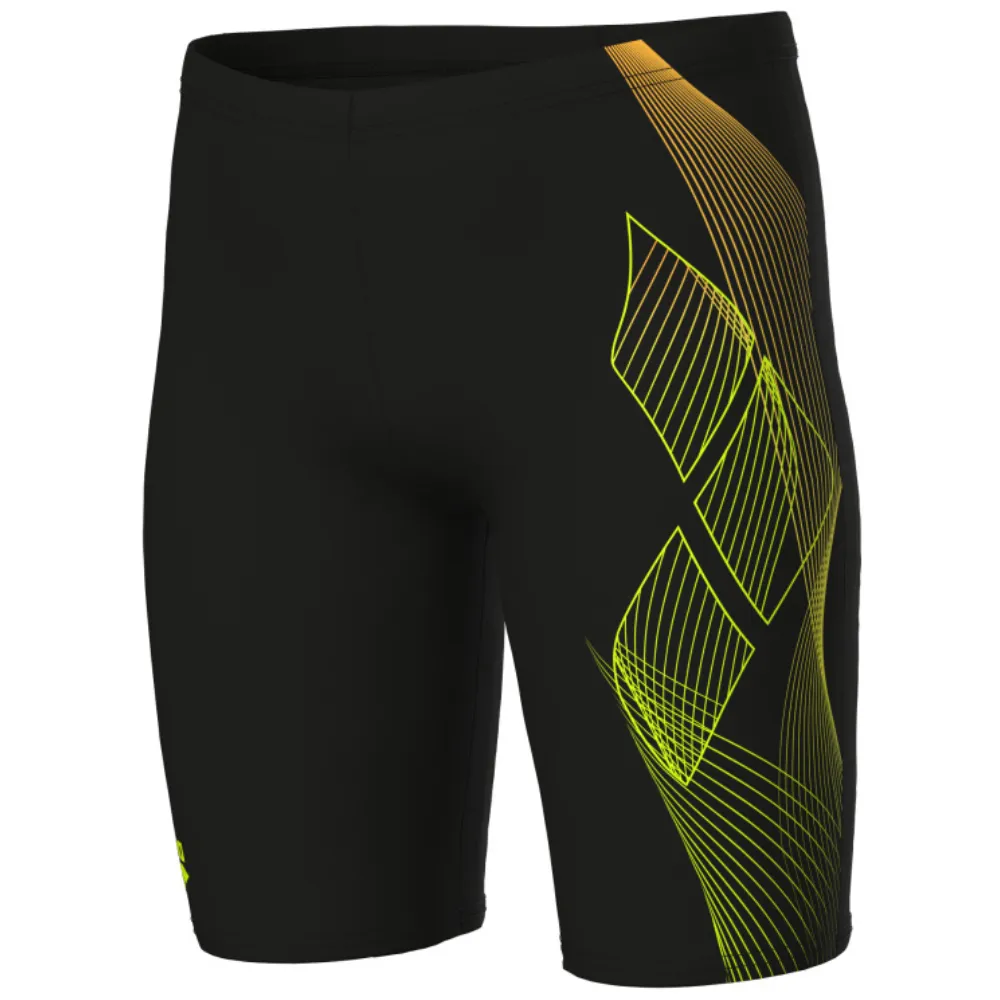 BOYS' SWIM JAMMER ARENA SEA WATER - BLACK