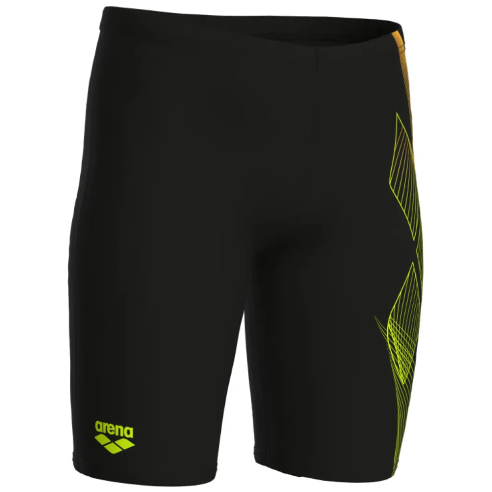 BOYS' SWIM JAMMER ARENA SEA WATER - BLACK