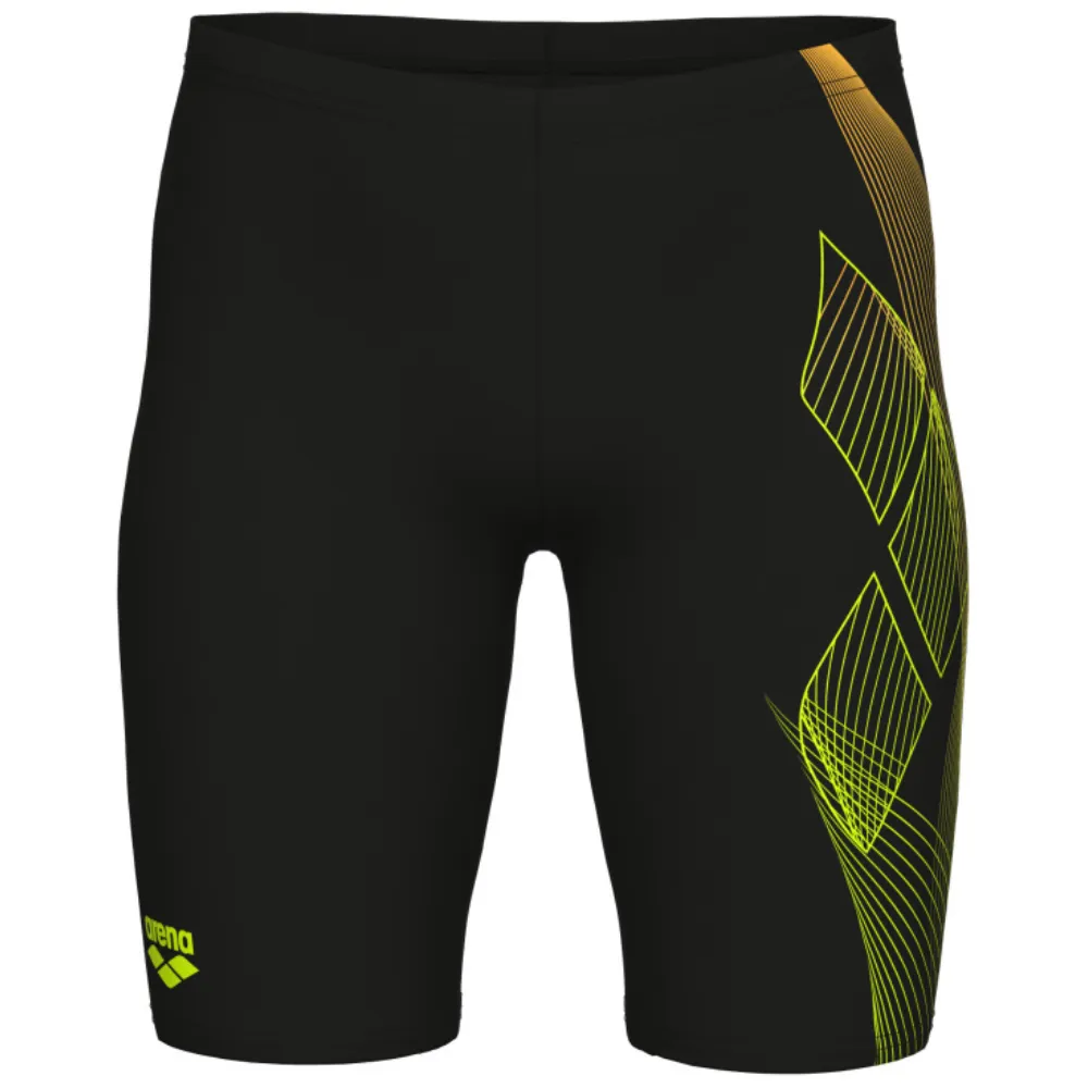 BOYS' SWIM JAMMER ARENA SEA WATER - BLACK