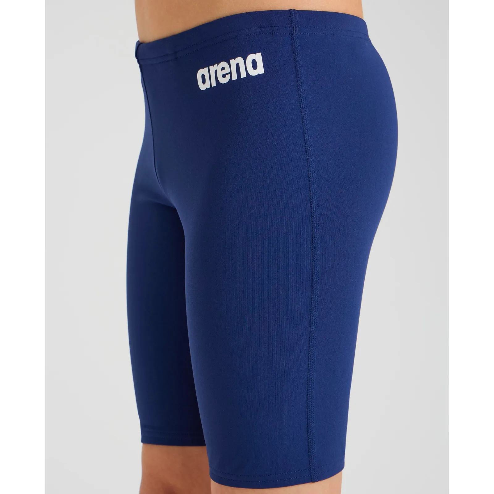BOYS' TEAM SWIM JAMMER SOLID - NAVY