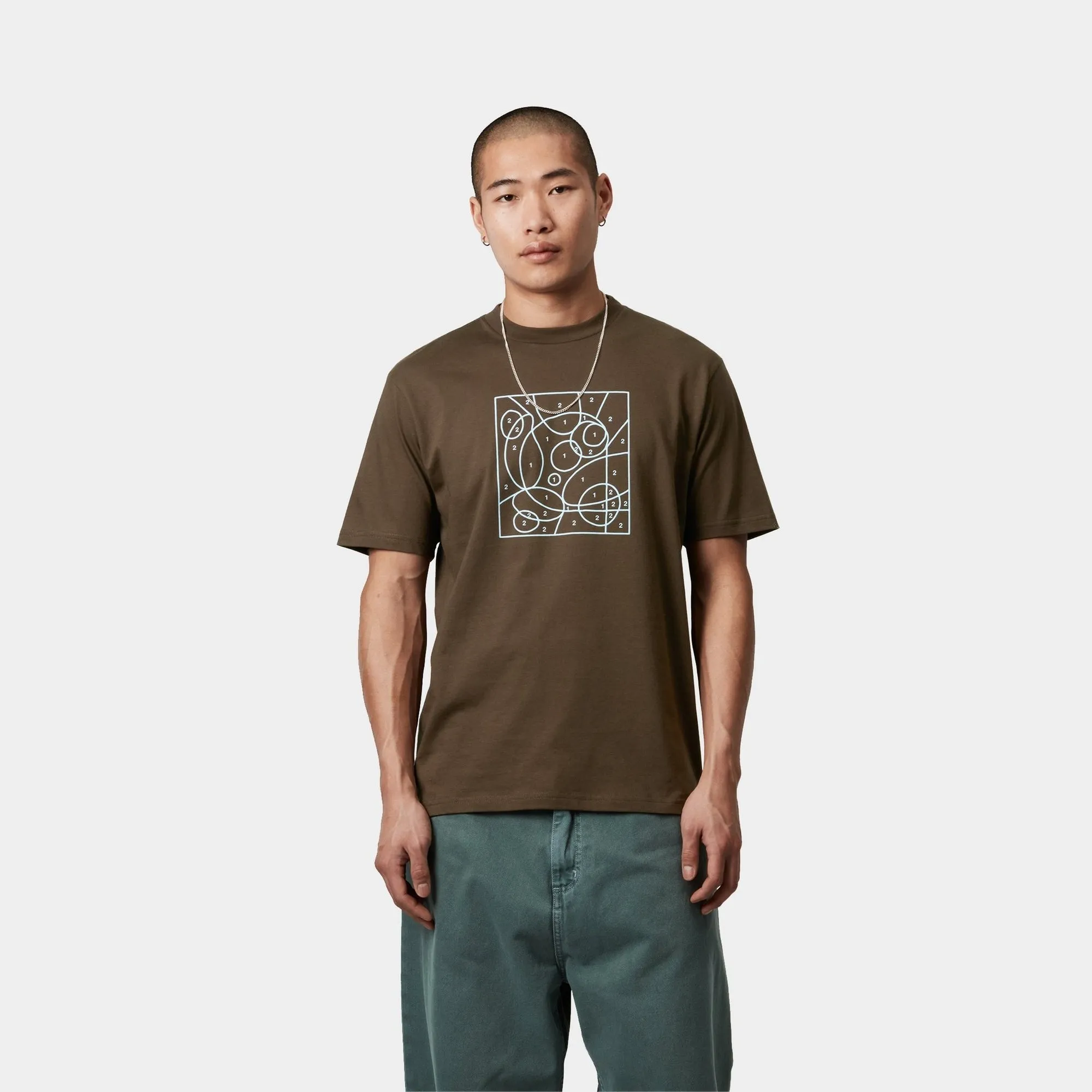 By The Numbers T-Shirt | Liberica / Air Sky Carhartt WIP