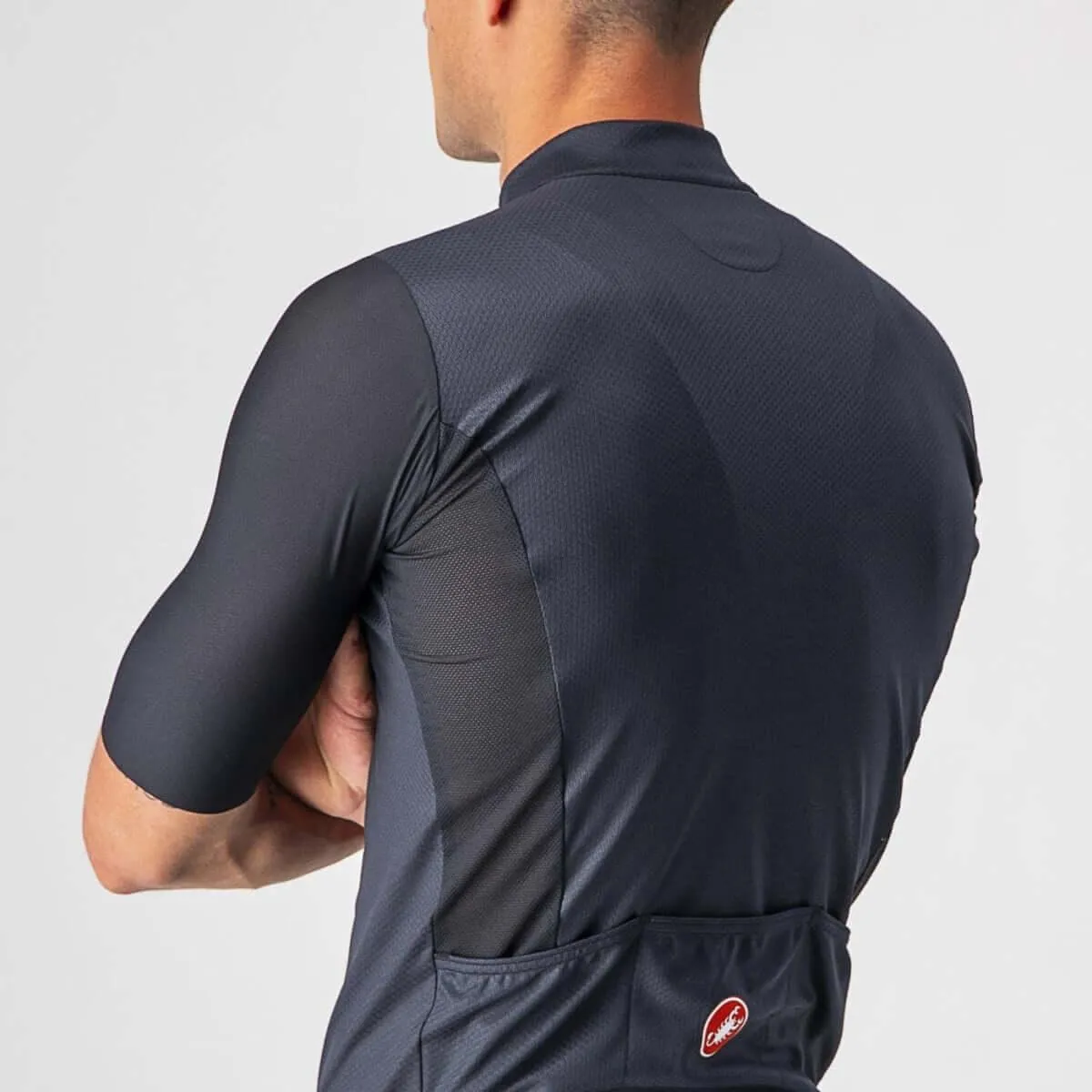 Castelli Bagarre Mens Cycling Jersey (Light Black/Black)