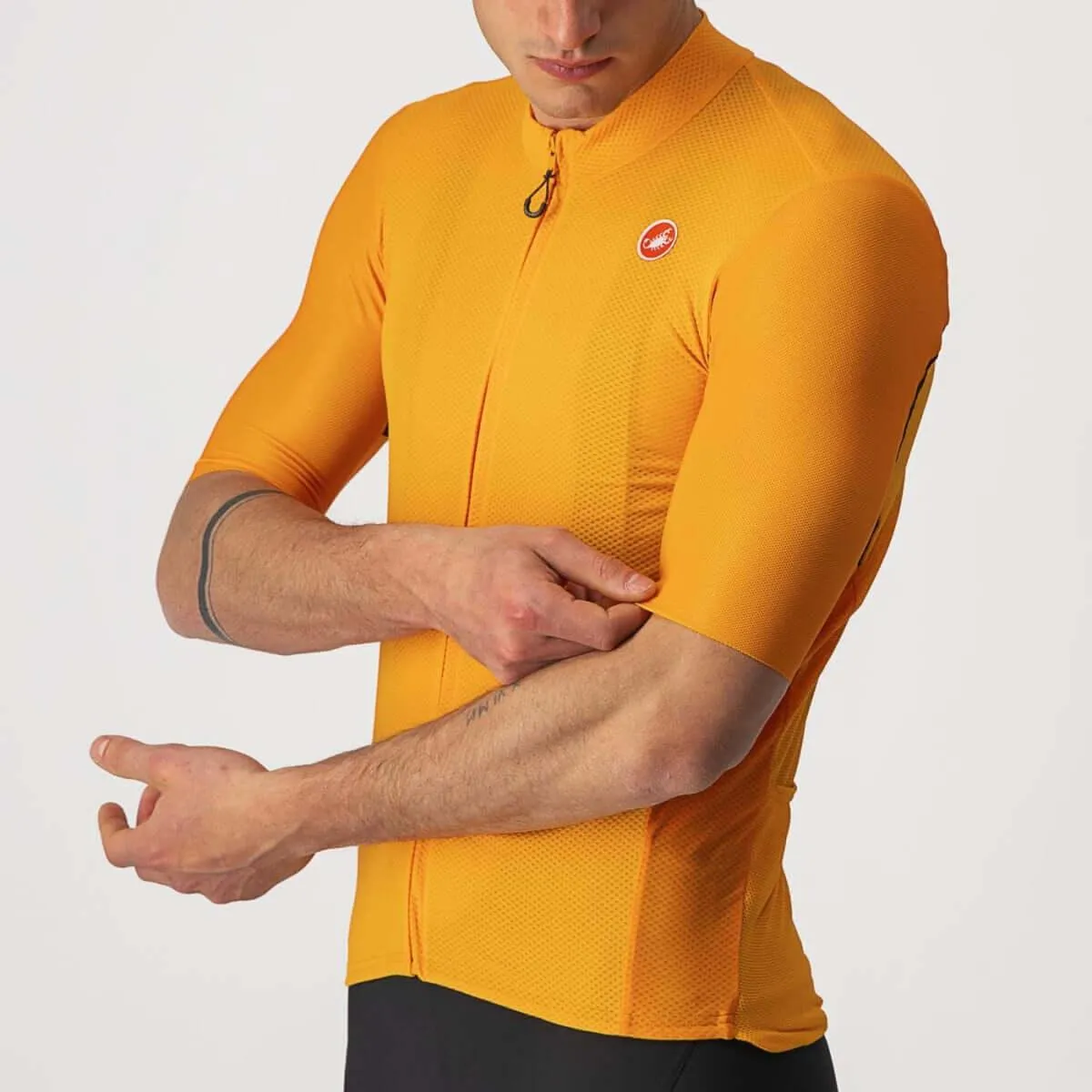 Castelli Endurance Elite Mens Cycling Jersey (Pop Orange)
