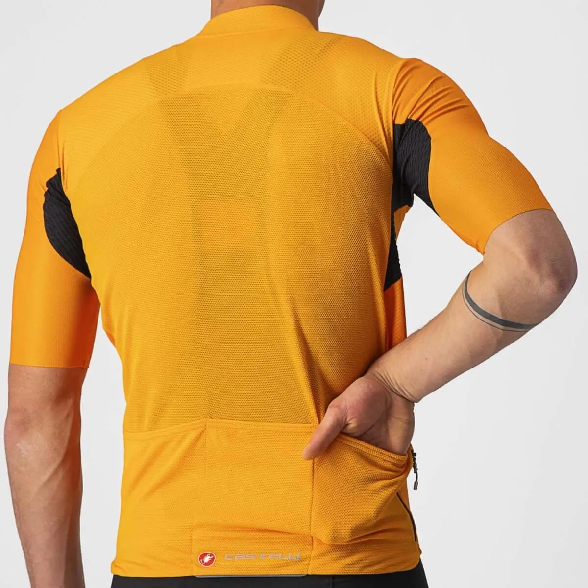 Castelli Endurance Elite Mens Cycling Jersey (Pop Orange)