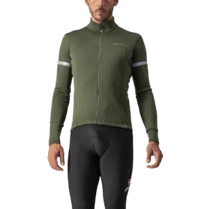 Castelli Fondo 2 Mens Cycling Jersey (Military Green/Silver Reflex)