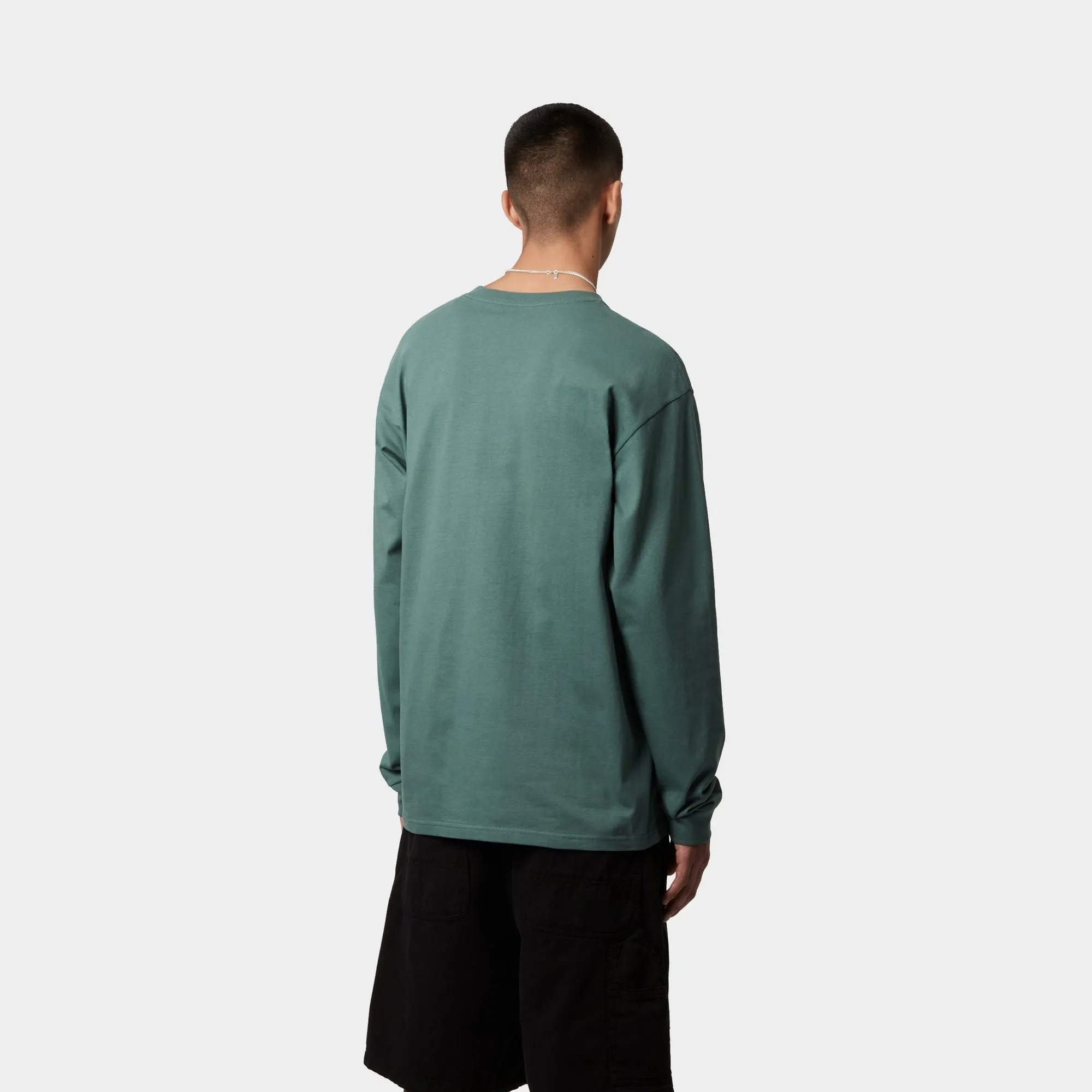 Chase Long Sleeve T-Shirt | Silver Pine Carhartt WIP