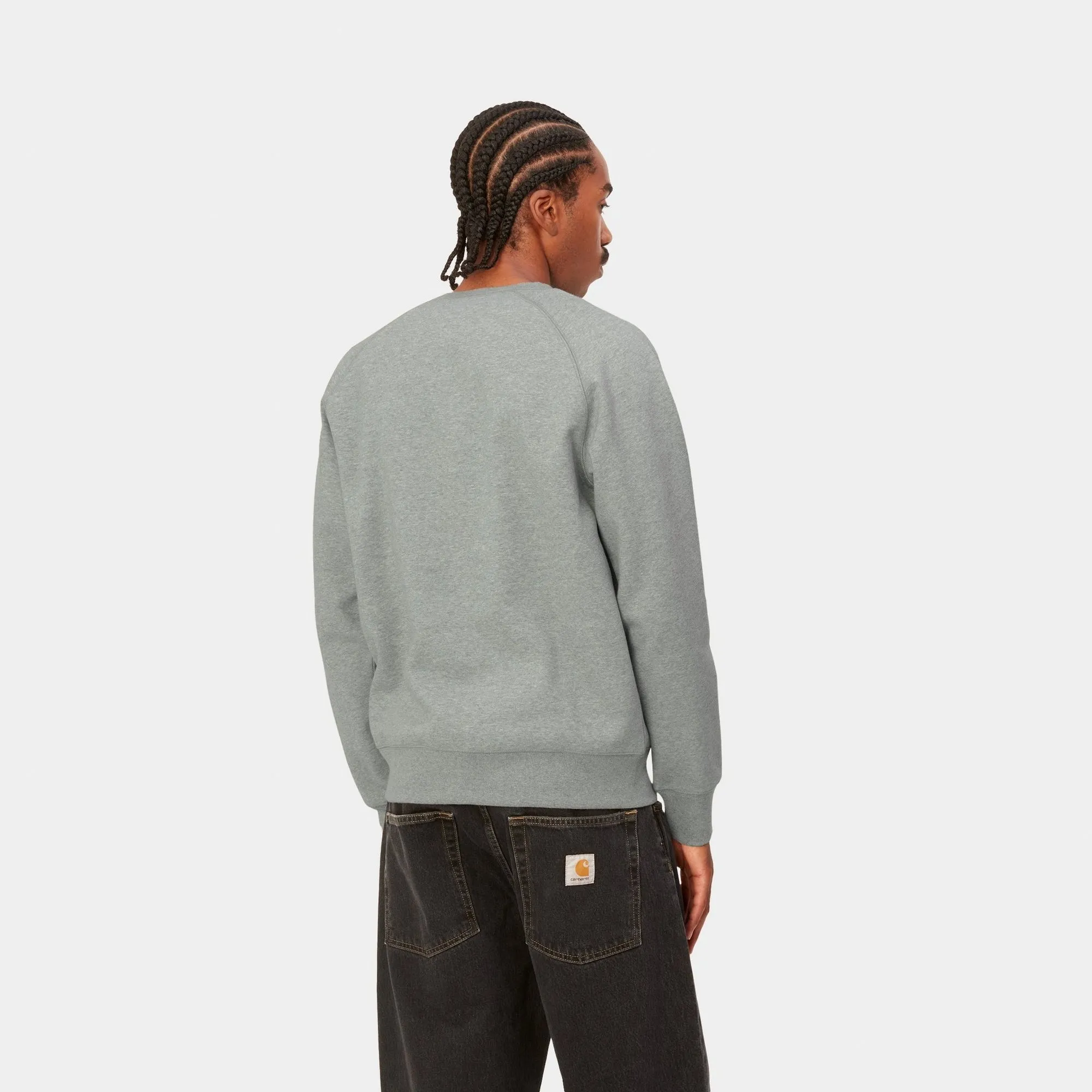 Chase Sweatshirt | Grey Heather Carhartt WIP