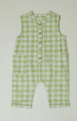 Claude & Co: Charlie Sleeveless Overall Gingham