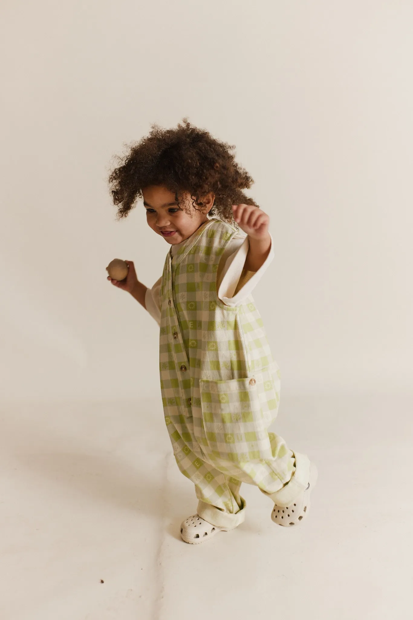 Claude & Co: Charlie Sleeveless Overall Gingham