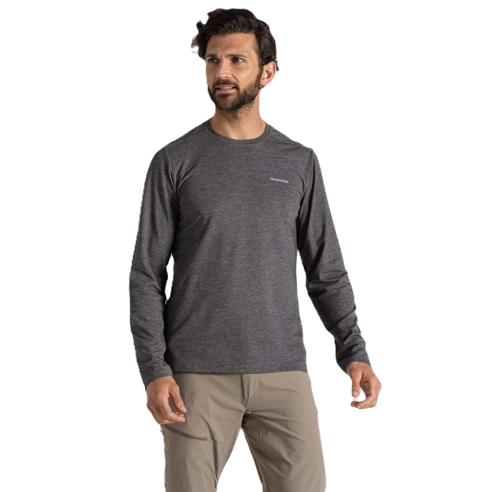 Craghoppers Mens Nosilife Abel Long Sleeve T-Shirt