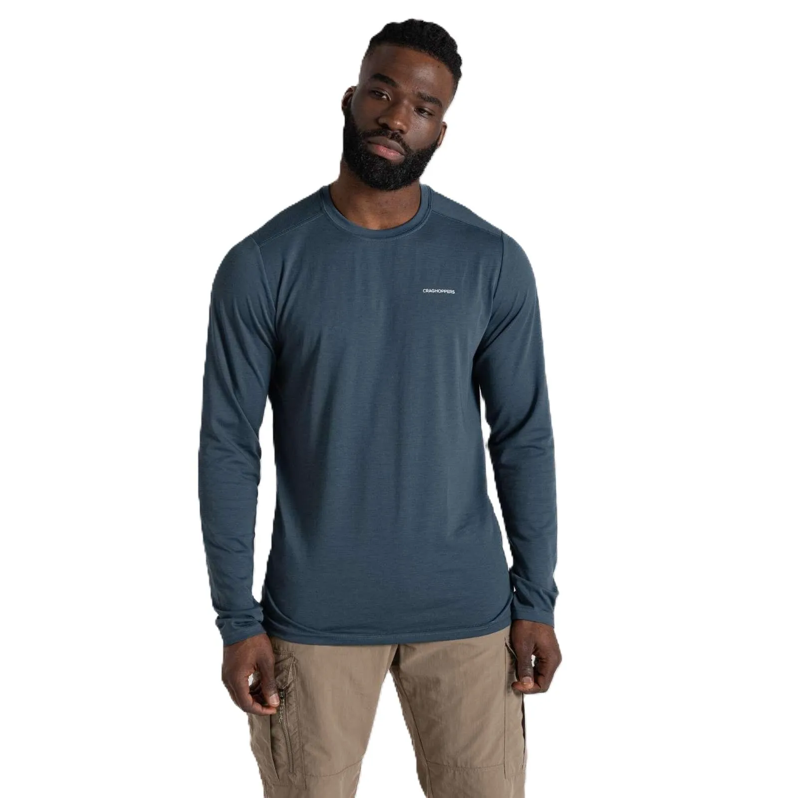 Craghoppers Mens Nosilife Abel Long Sleeve T-Shirt