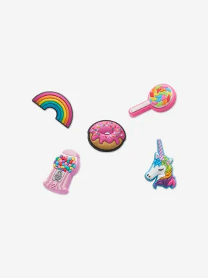 Crocs Kids Everything Nice Jibbitz Charm 5 Pack in Multicolour