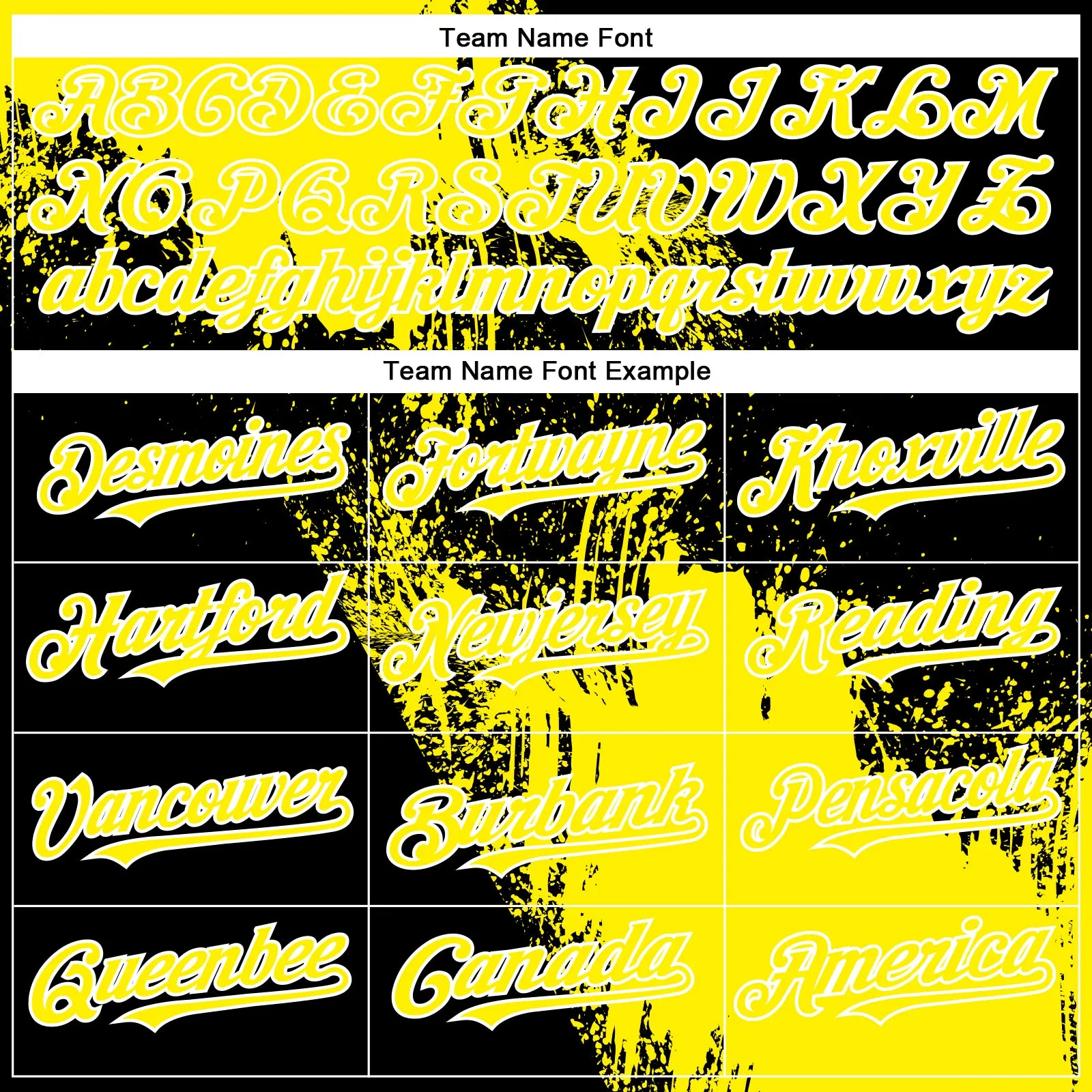Custom Light Yellow Black-White 3D Pattern Abstract Brush Stroke Two-Button Unisex Softball Jersey