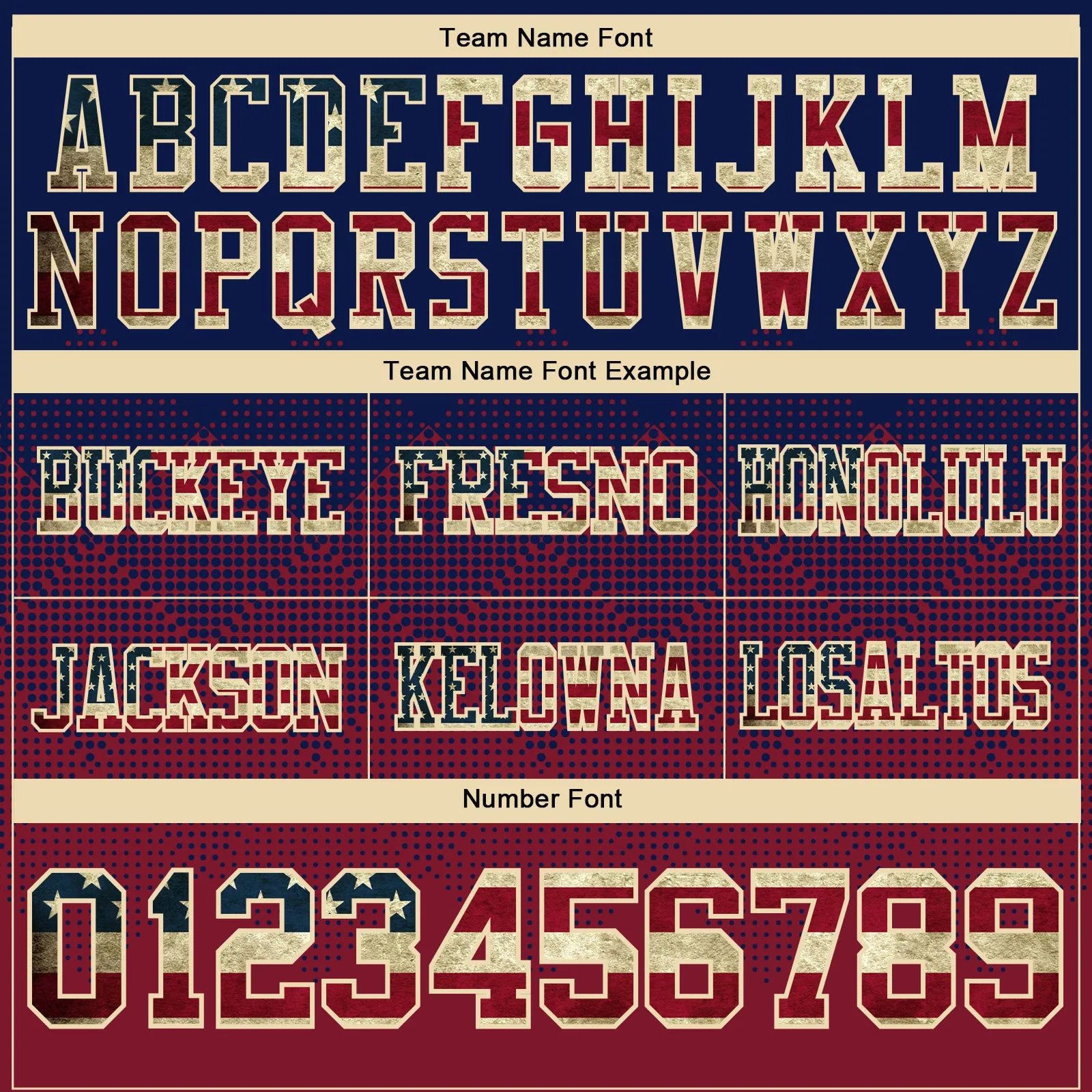 Custom Navy Vintage USA Flag Crimson-Cream Mesh Authentic Gradient Square Shape Flag Football Jersey