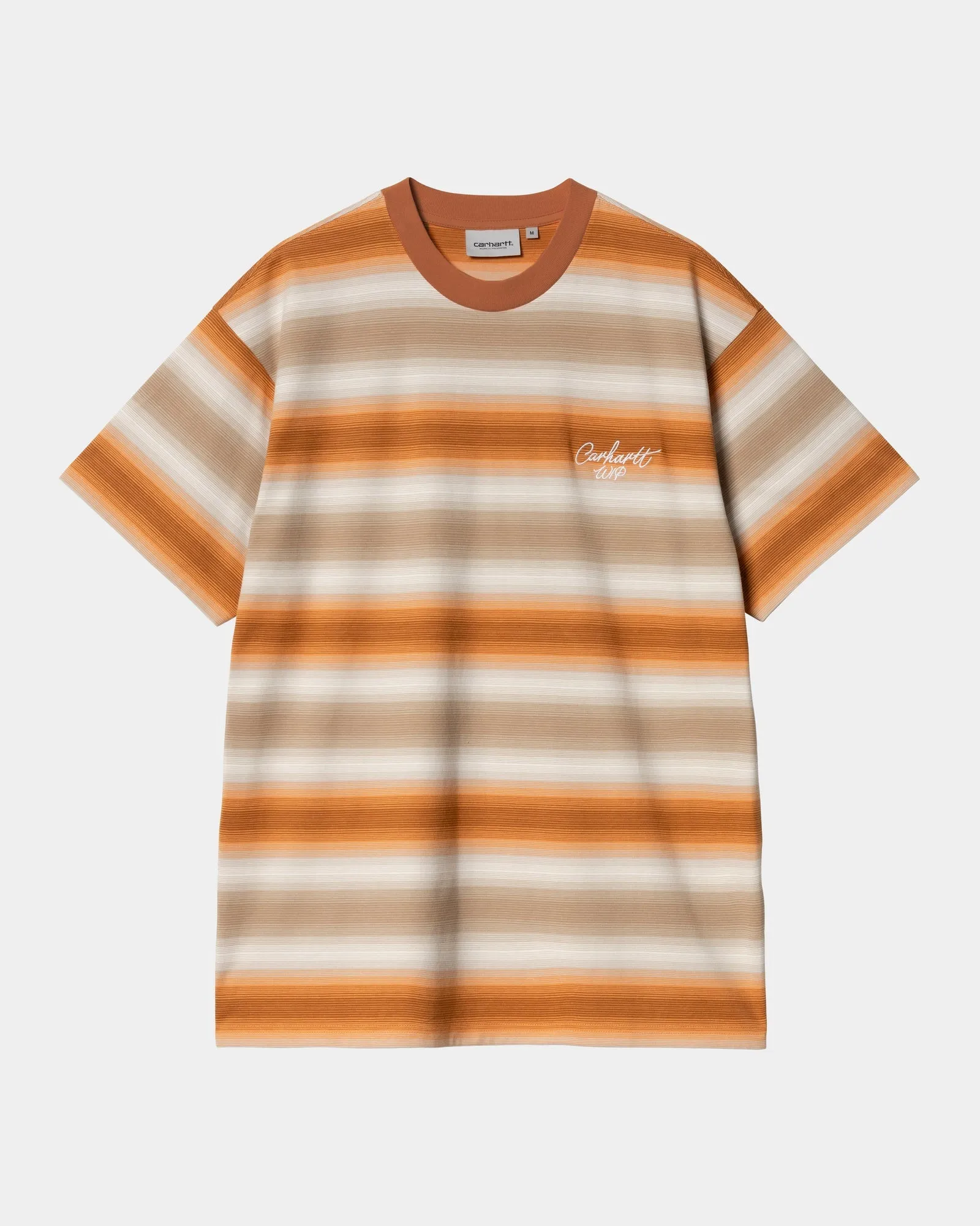 Dashner Stripe T-Shirt | Pumpkin Carhartt WIP