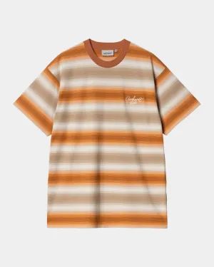 Dashner Stripe T-Shirt | Pumpkin Carhartt WIP