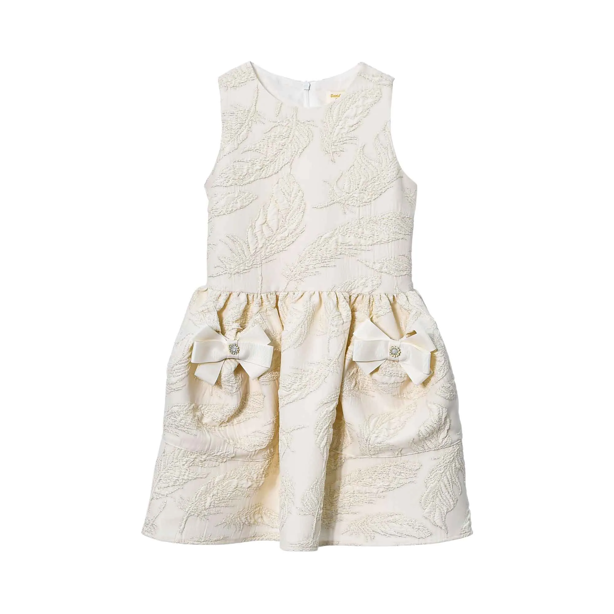 David Charles Kids Girl's Gold Dress