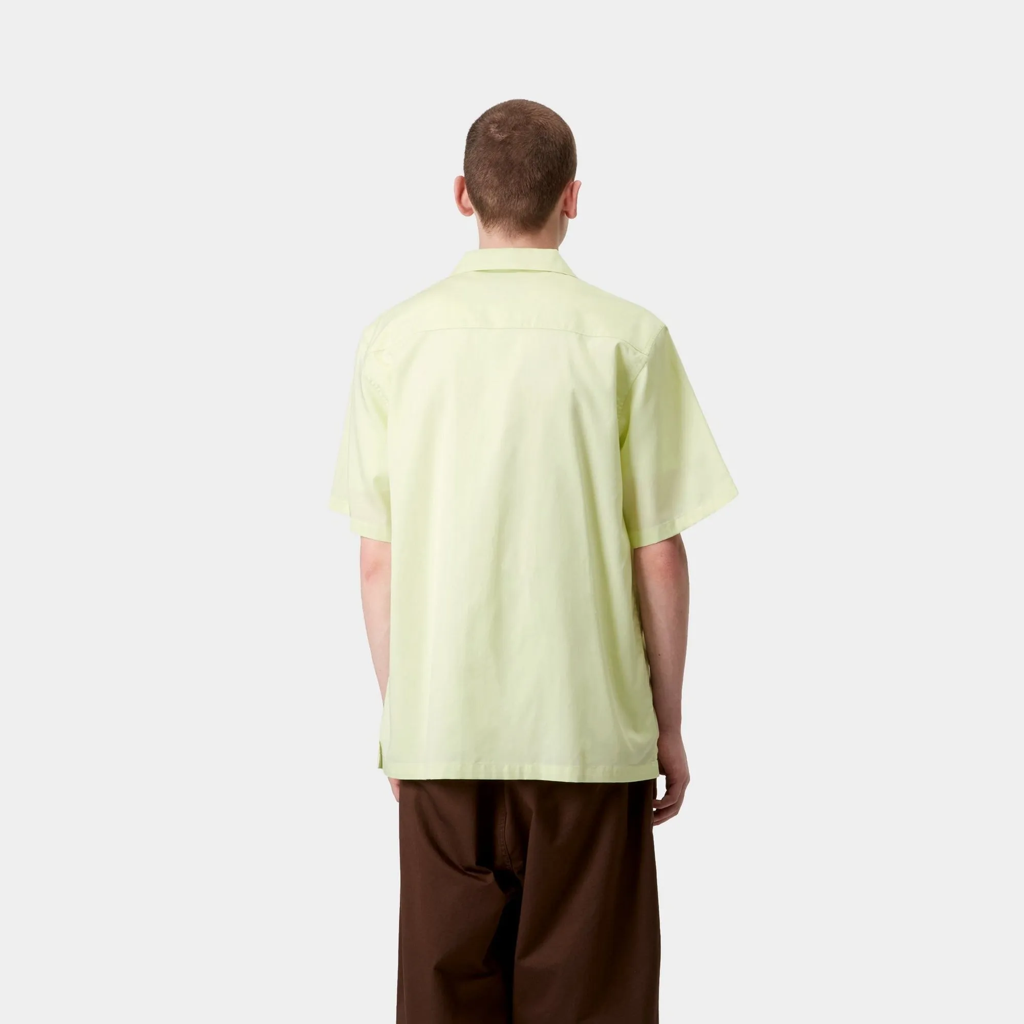 Delray Shirt | Air Green / White Carhartt WIP