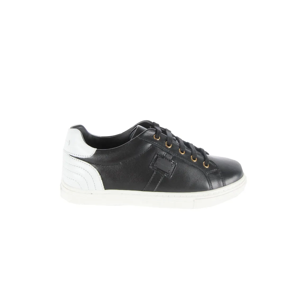 Dolce & Gabbana Kids Black and White Sneakers