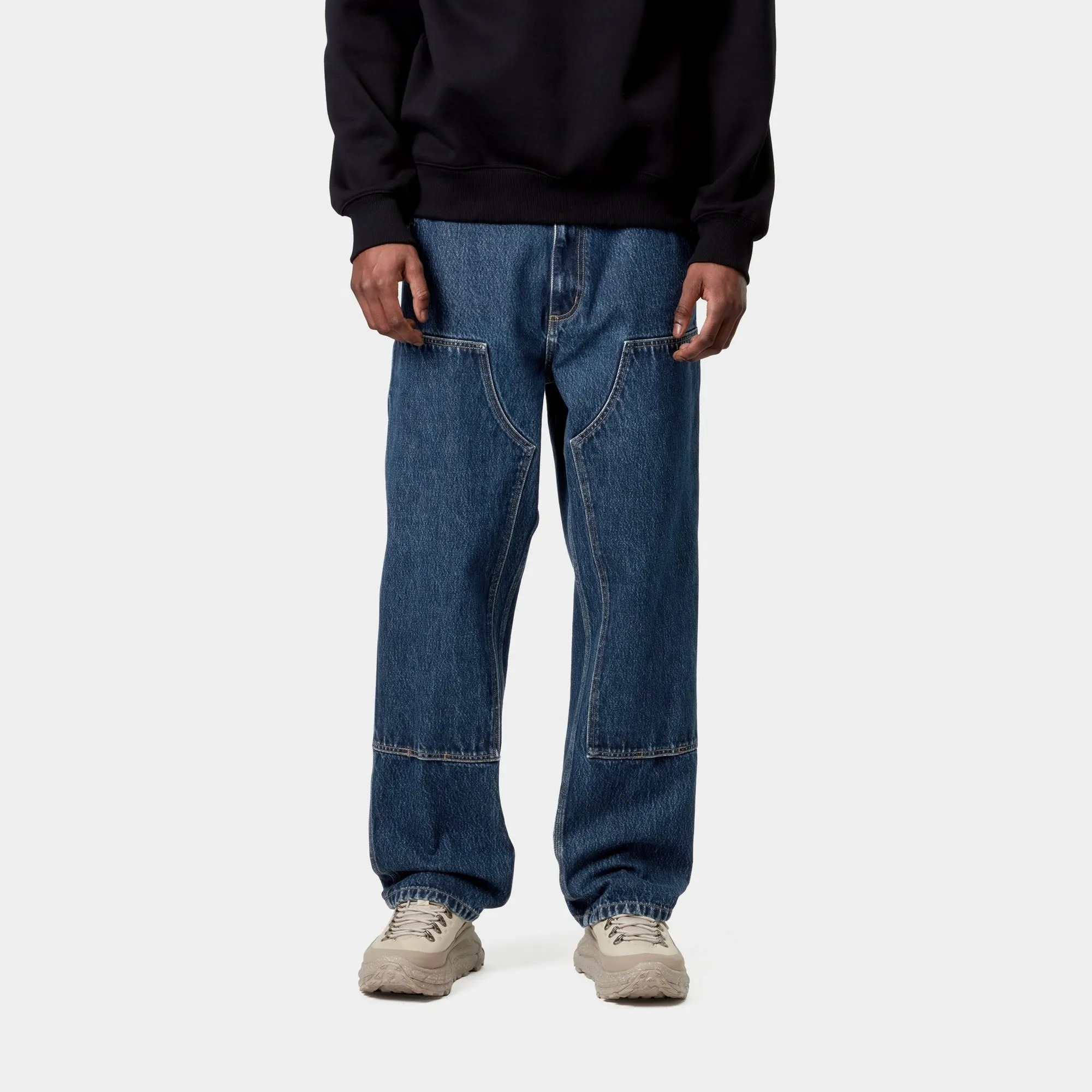 Double Knee Pant - Denim | Blue (stone washed) Carhartt WIP