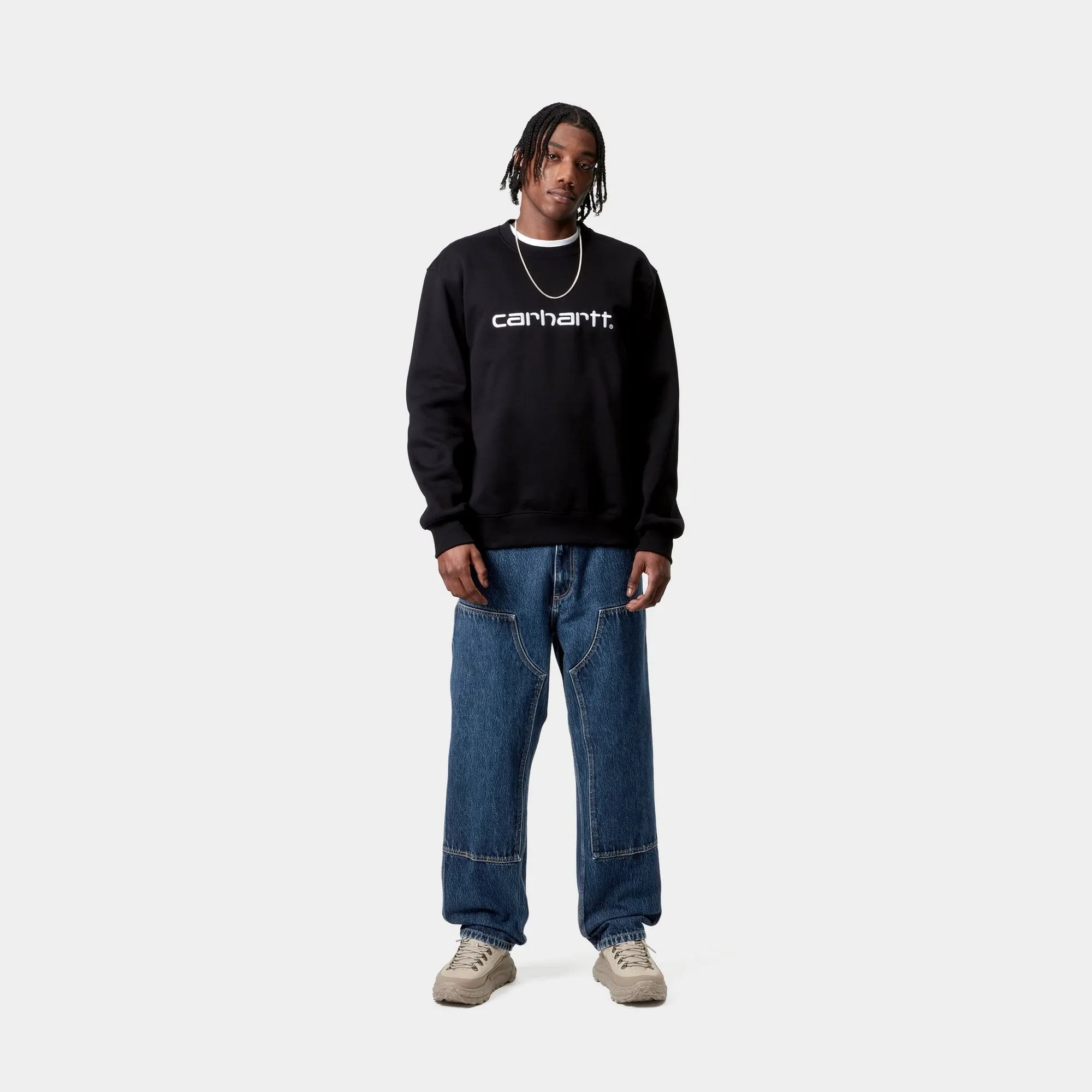 Double Knee Pant - Denim | Blue (stone washed) Carhartt WIP