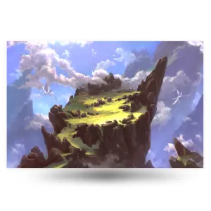 Fantasy Mountain Poster