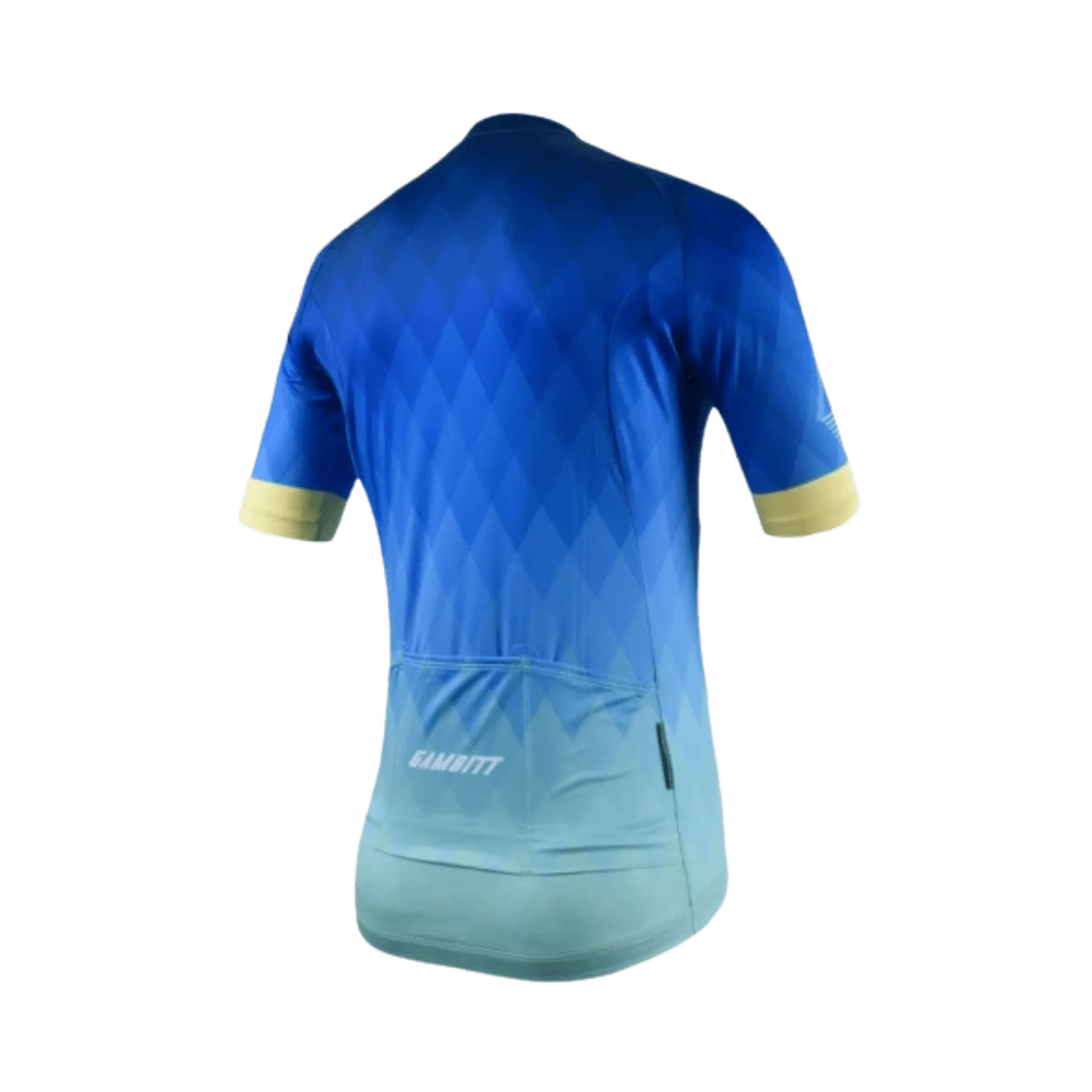 Gambitt Classic Mens Cycling Jersey (Cerulean Yellow)