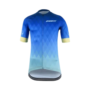 Gambitt Classic Mens Cycling Jersey (Cerulean Yellow)