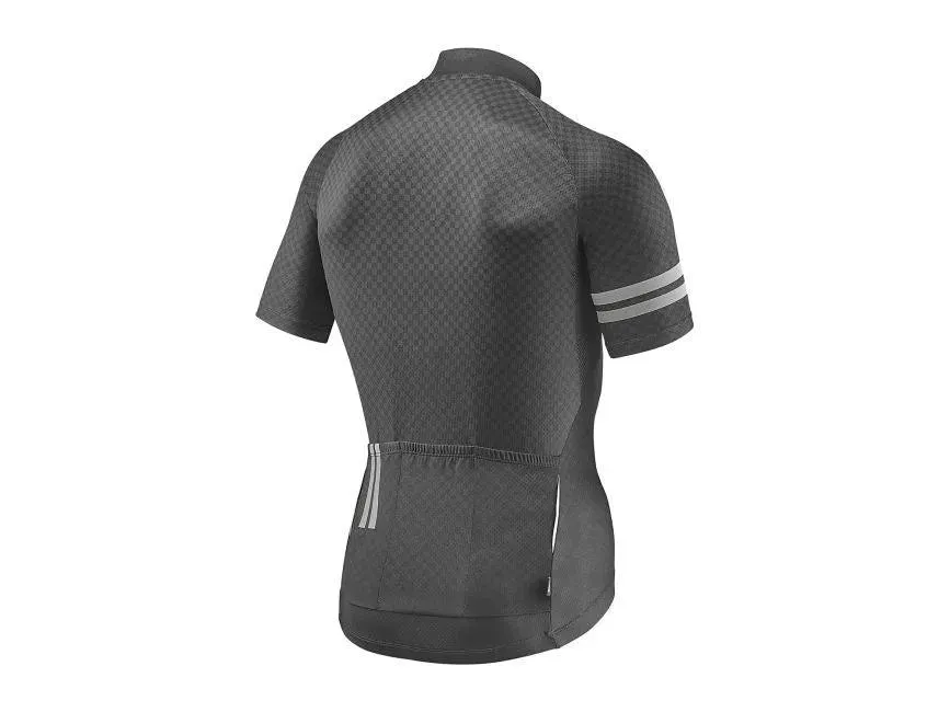 Giant Podium Mens Cycling Jersey (Black/Grey)