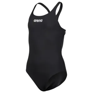 GIRLS' TEAM SWIMSUIT SWIM PRO SOLID - BLACK