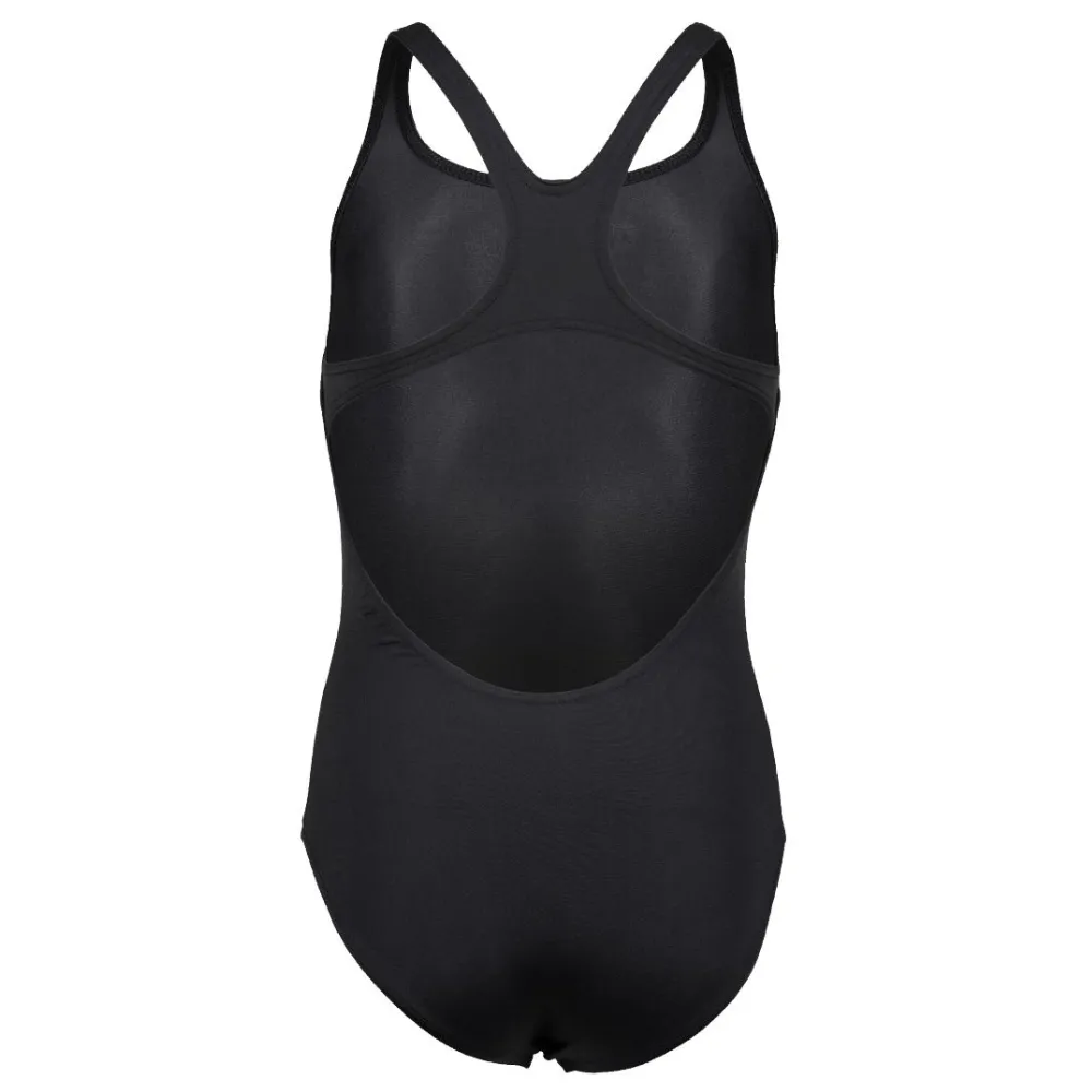 GIRLS' TEAM SWIMSUIT SWIM PRO SOLID - BLACK