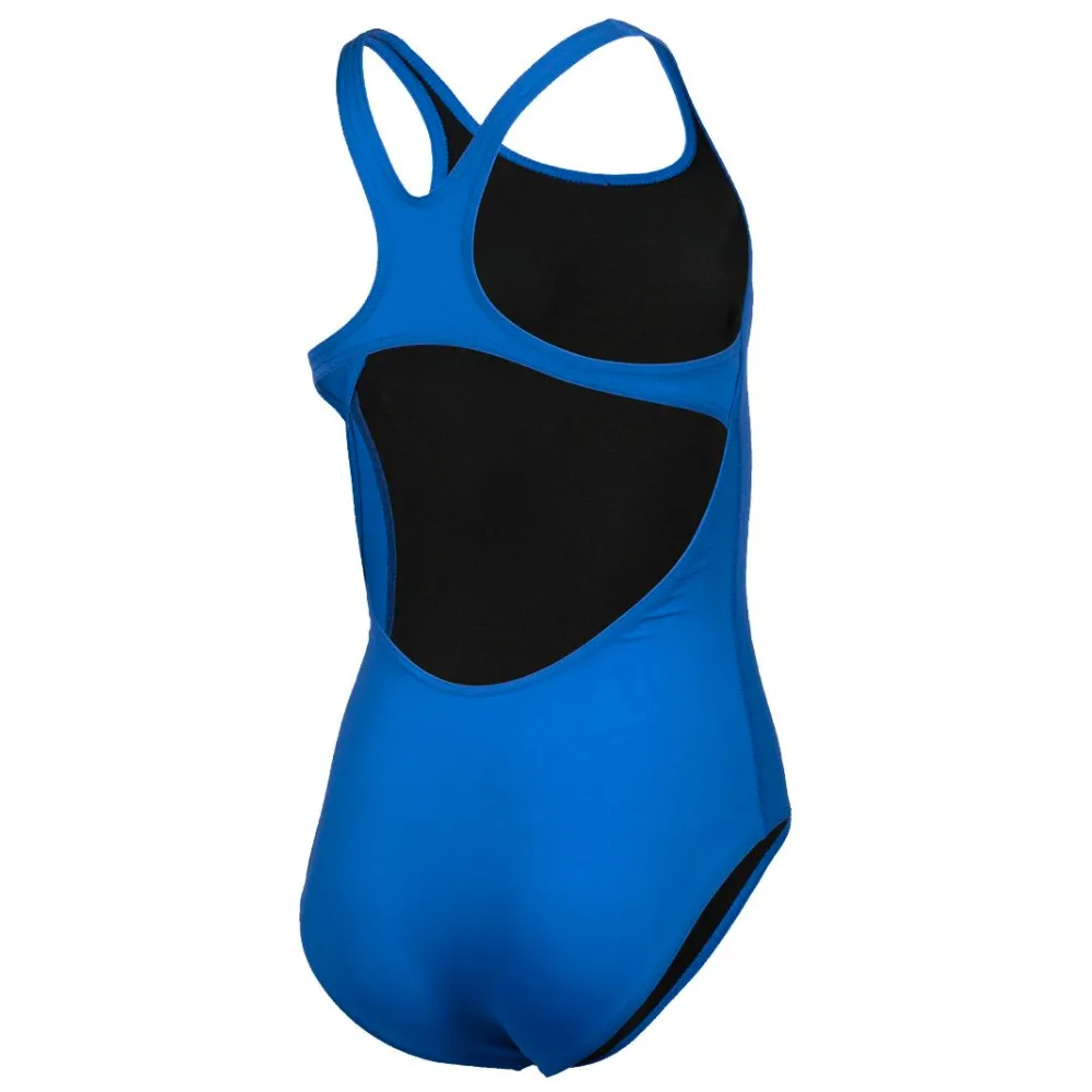 GIRLS' TEAM SWIMSUIT SWIM PRO SOLID - ROYAL