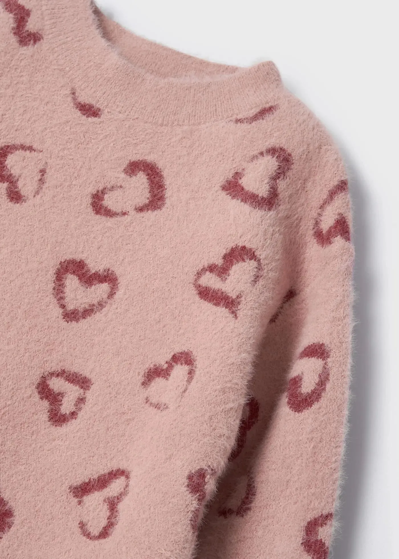 Heart Knitted Dress Girl | Mayoral