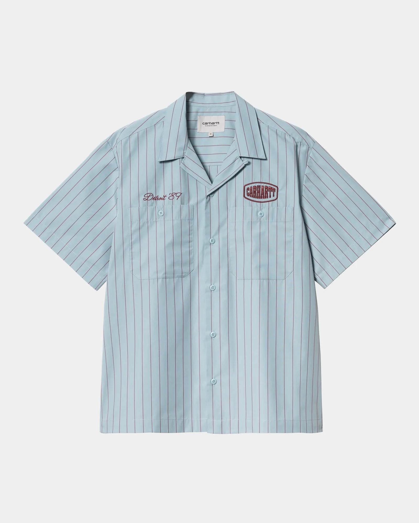 Hendry Shirt | Frosted Blue / Mulberry Seaton Stripe Carhartt WIP