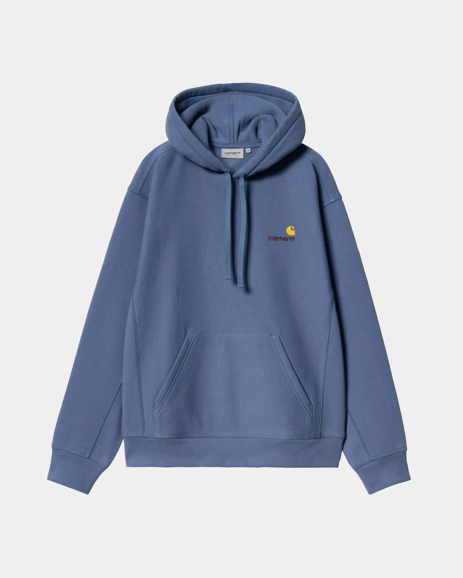 Hooded American Script Sweatshirt | Blue Iris Carhartt WIP