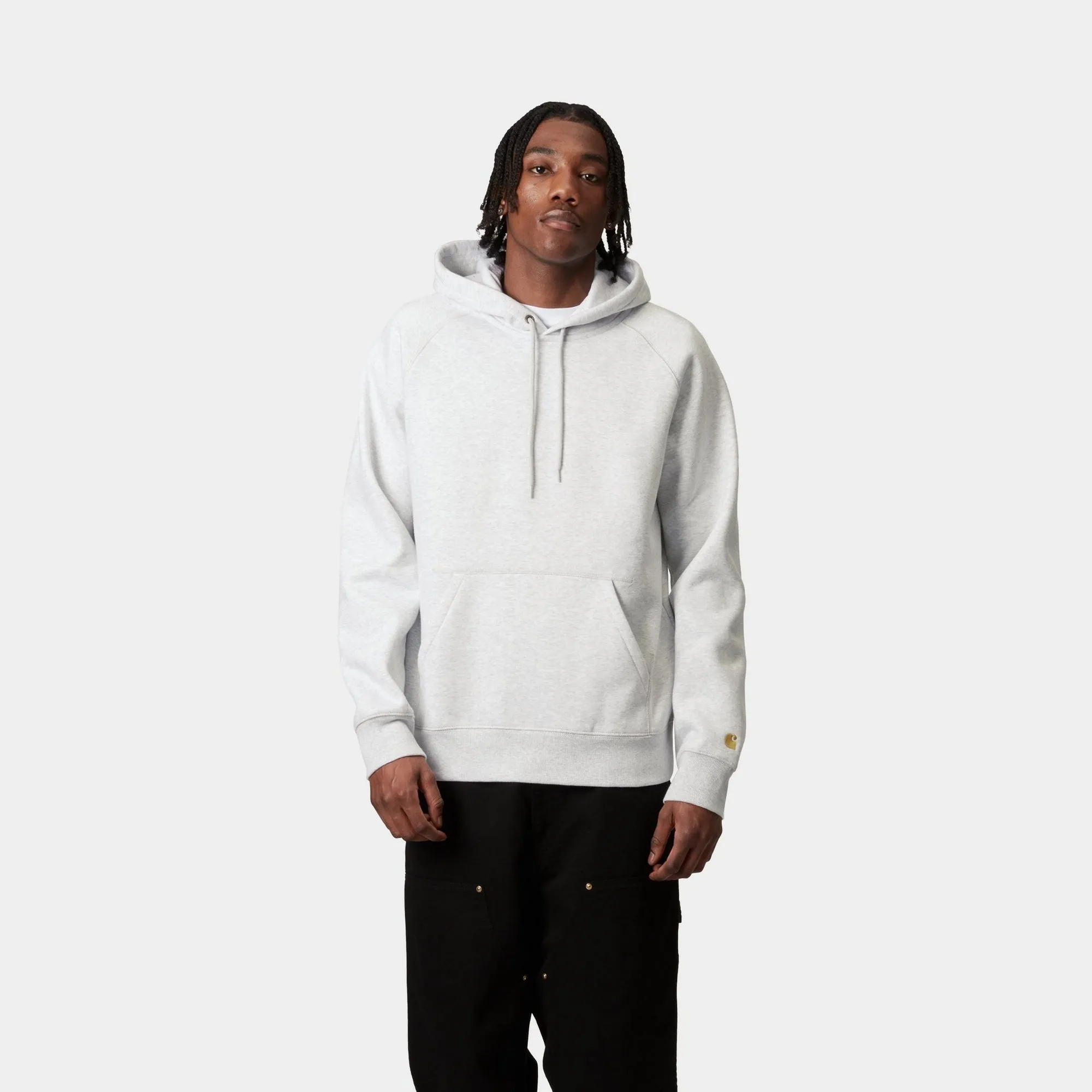 Hooded Chase Sweatshirt | Ash Heather Carhartt WIP