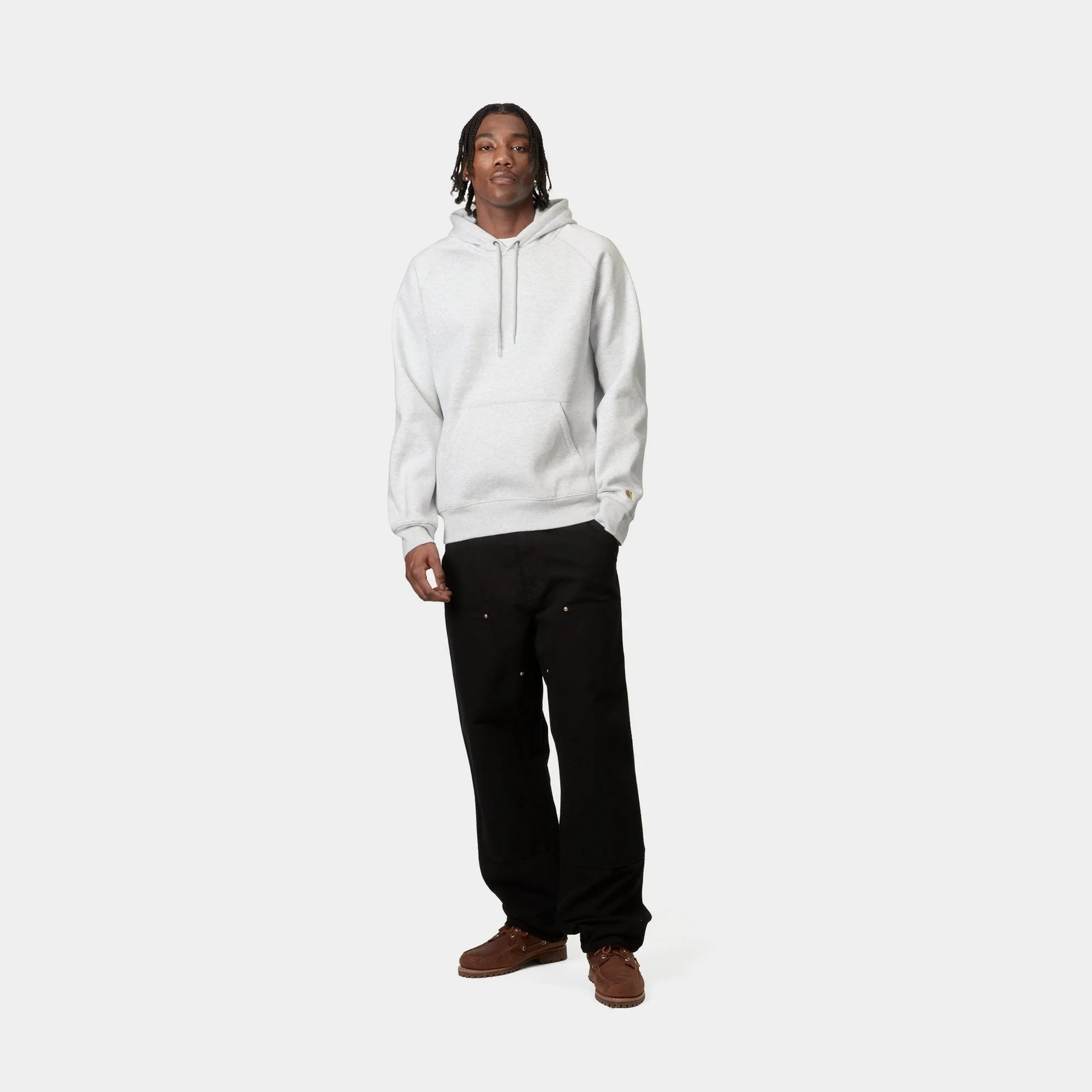 Hooded Chase Sweatshirt | Ash Heather Carhartt WIP
