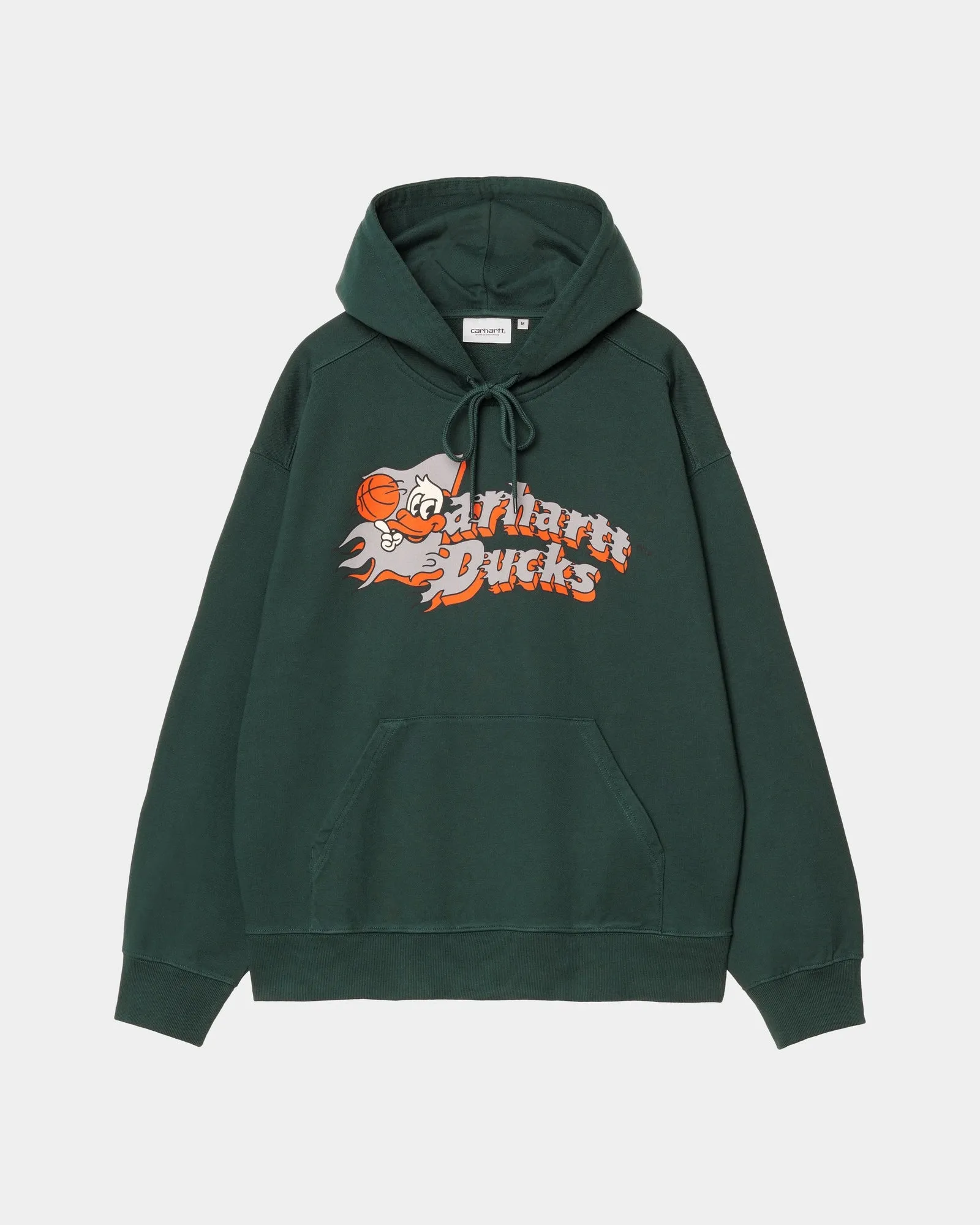 Hooded Flaming Ducks Sweatshirt | Conifer Carhartt WIP