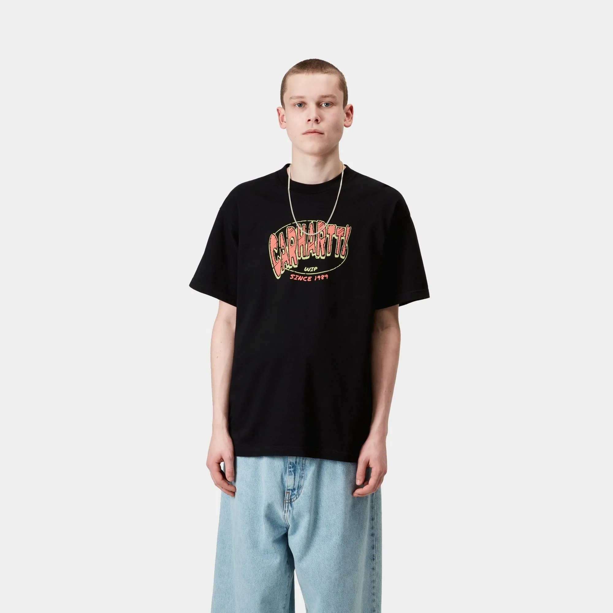 Hot Script T-Shirt | Black Carhartt WIP
